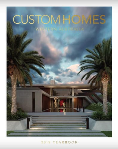 Custom Homes WA 2019 Yearbook magazine cover