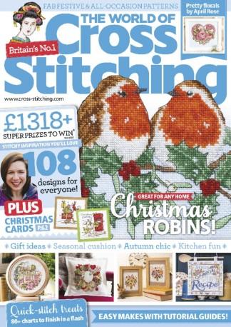 The World of Cross Stitching (UK) magazine cover