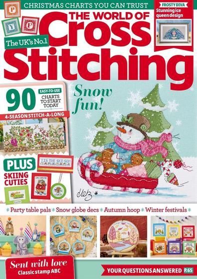 The World of Cross Stitching (UK) magazine cover