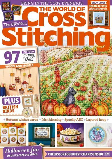 The World of Cross Stitching (UK) magazine cover