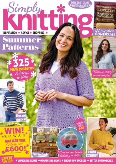 Simply Knitting (UK) magazine cover