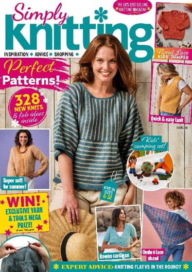 Simply Knitting (UK) magazine cover