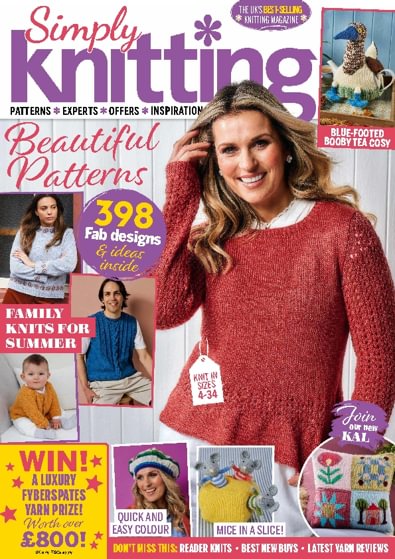 Simply Knitting (UK) magazine cover