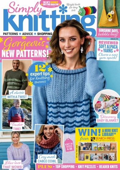 Simply Knitting (UK) magazine cover