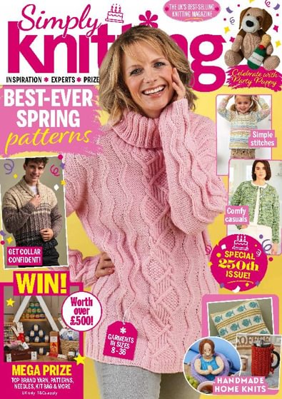 Simply Knitting (UK) magazine cover