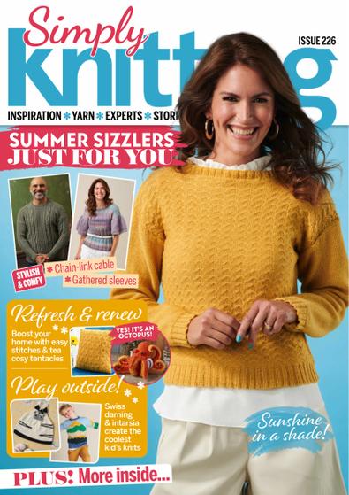 Simply Knitting (UK) magazine cover