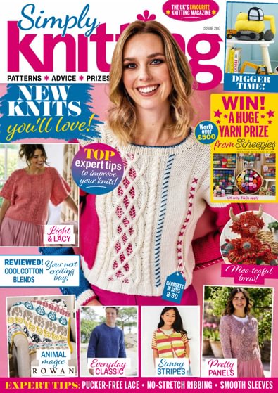 Simply Knitting (UK) magazine cover