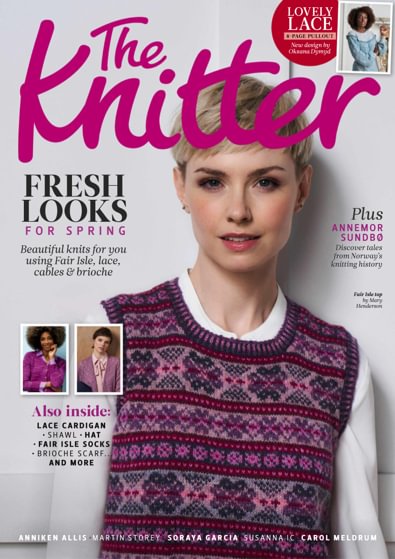 The Knitter (UK) magazine cover