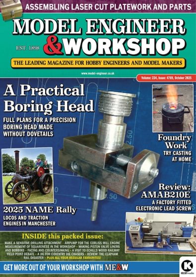 Model Engineers Workshop (UK) magazine cover