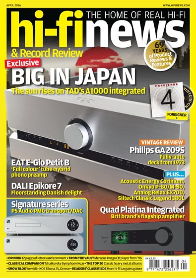 Hi Fi News Uk magazine