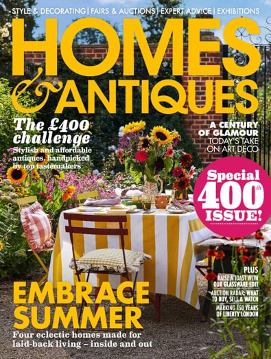 Homes & Antiques (UK) magazine cover