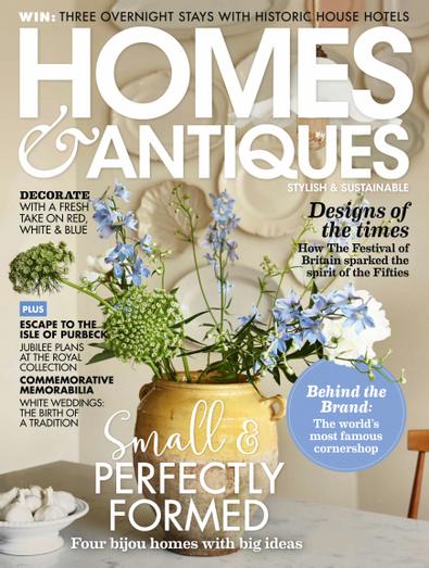 Homes & Antiques (UK) magazine cover