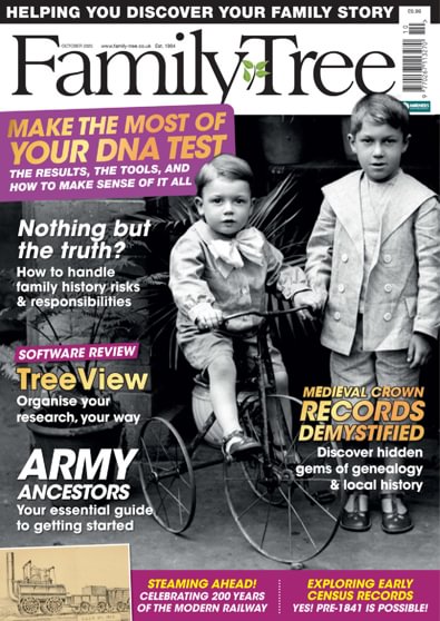 Family Tree (UK) magazine cover