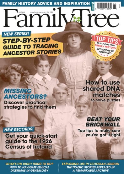 Family Tree (UK) magazine cover