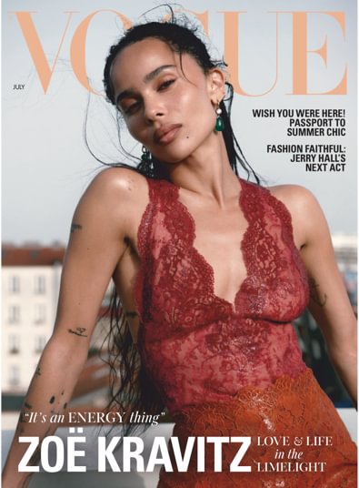 Vogue (UK) magazine cover