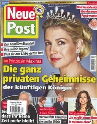 Neue Post magazine cover