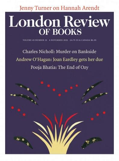 London Review Of Books (UK) magazine cover