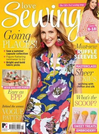 Love Sewing (UK) magazine cover