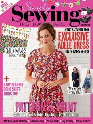 Simply Sewing (UK) magazine cover