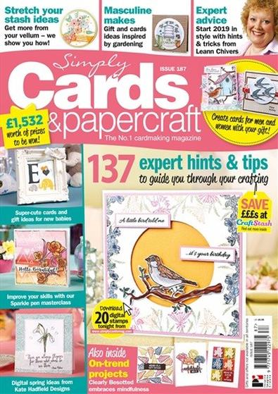 Simply Cards & Papercraft (UK) magazine cover