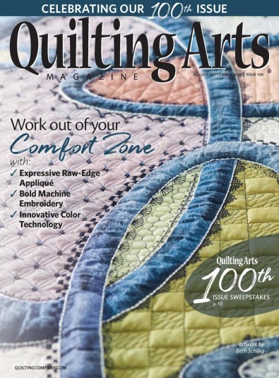 Quilting Arts (UK) magazine cover
