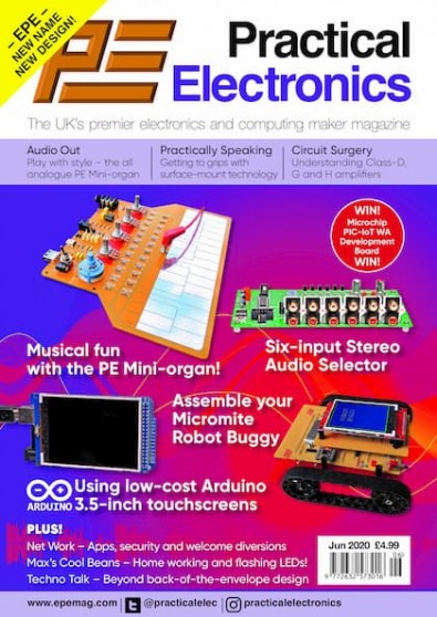 Practical Electronics (UK) magazine cover