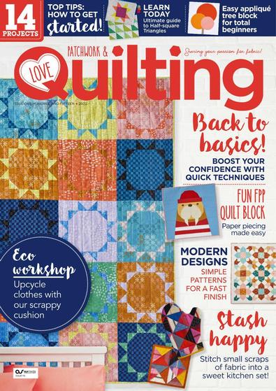 Love Patchwork & Quilting (UK) magazine cover