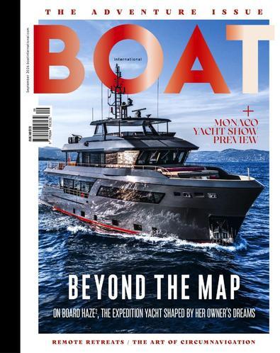 Boat International (UK) magazine cover