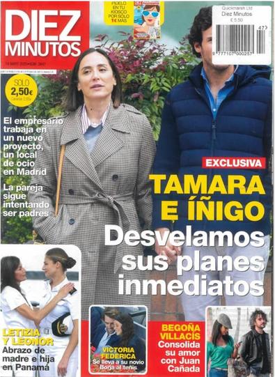 Diez Minutos (Spain) magazine cover