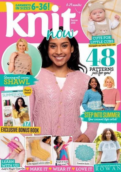 Knit Now (UK) magazine cover
