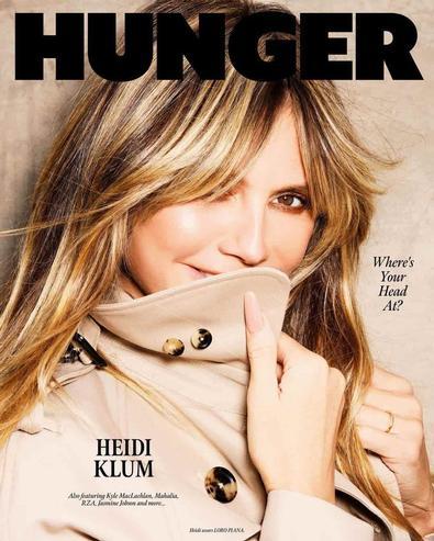 HUNGER (UK) magazine cover