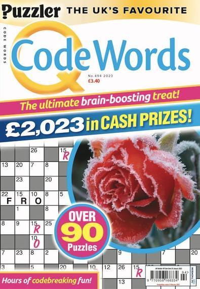 Q Code Words (UK) magazine cover