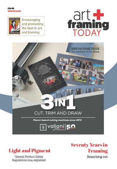 Art + Framing Today (UK) magazine cover