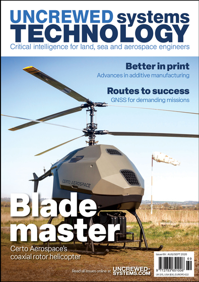 Uncrewed Systems Technology (UK) magazine cover