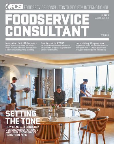 Foodservice Consultant (UK) magazine cover