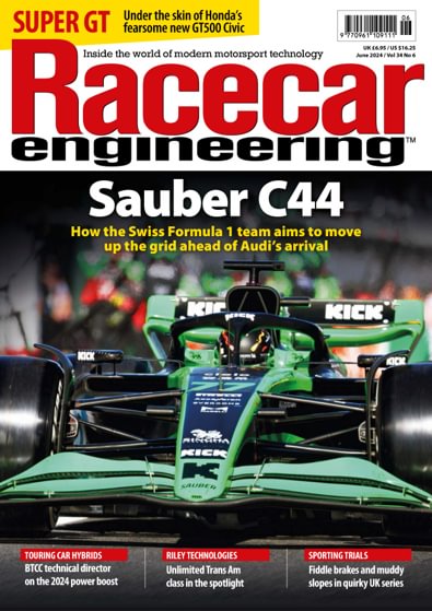 Racecar Engineering (UK) magazine cover