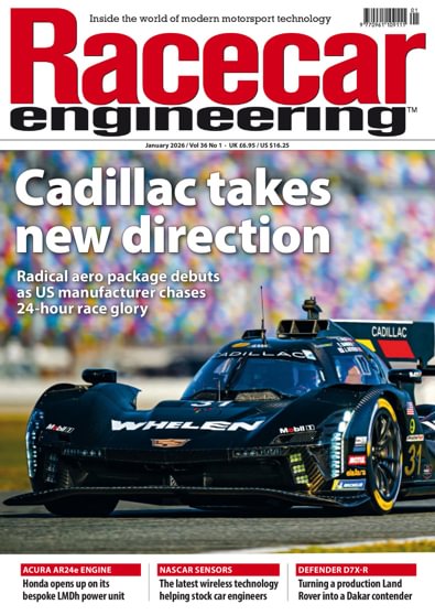 Racecar Engineering (UK) magazine cover
