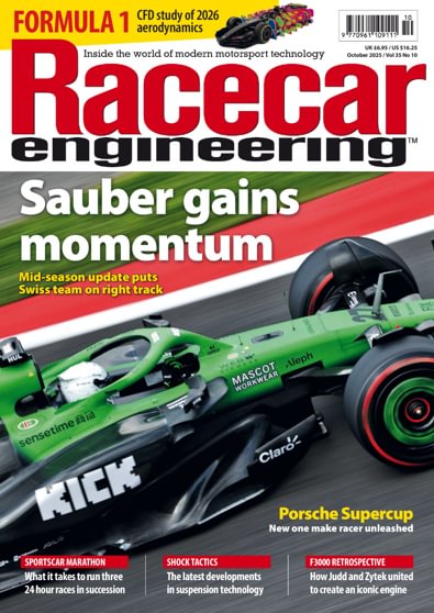 Racecar Engineering (UK) magazine cover