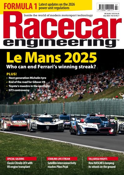 Racecar Engineering (UK) magazine cover