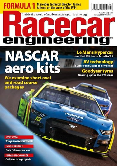 Racecar Engineering (UK) magazine cover