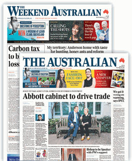 The Australian newspaper cover