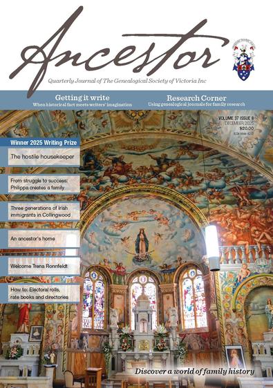 Ancestor magazine cover