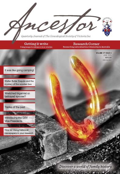 Ancestor magazine cover