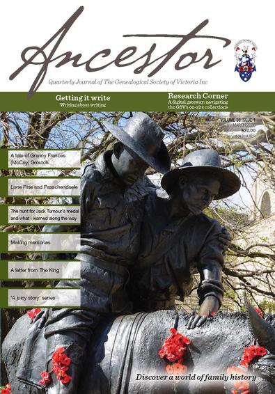 Ancestor magazine cover