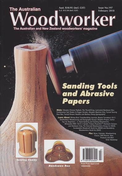 The Australian Woodworker magazine cover