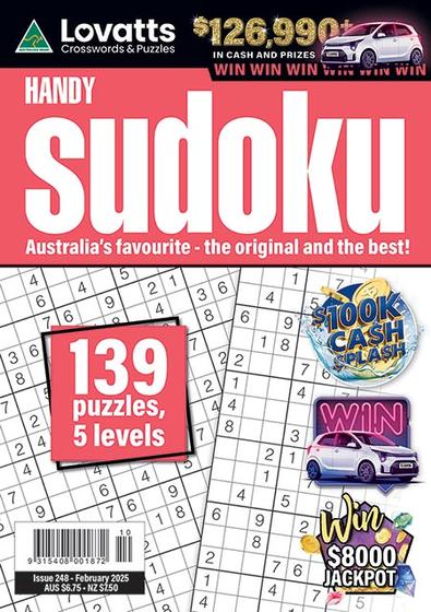Lovatts Handy Sudoku magazine cover