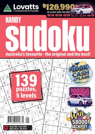 Lovatts Handy Sudoku magazine cover