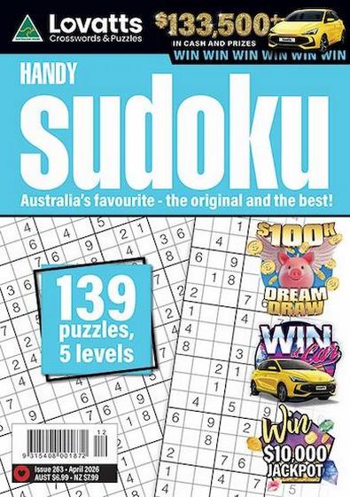 Lovatts Handy Sudoku magazine cover