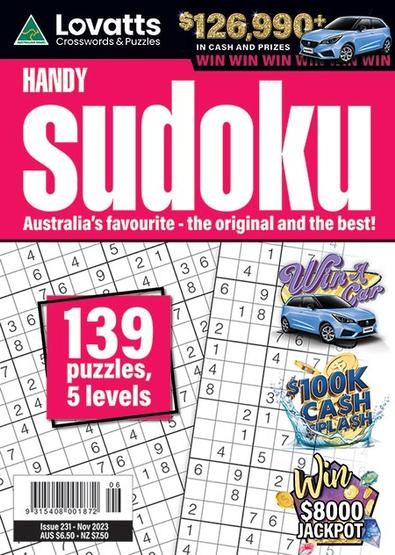 Lovatts Handy Sudoku magazine cover