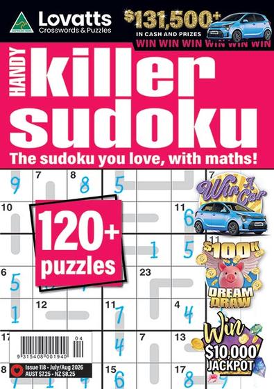Lovatts Handy Killer Sudoku magazine cover
